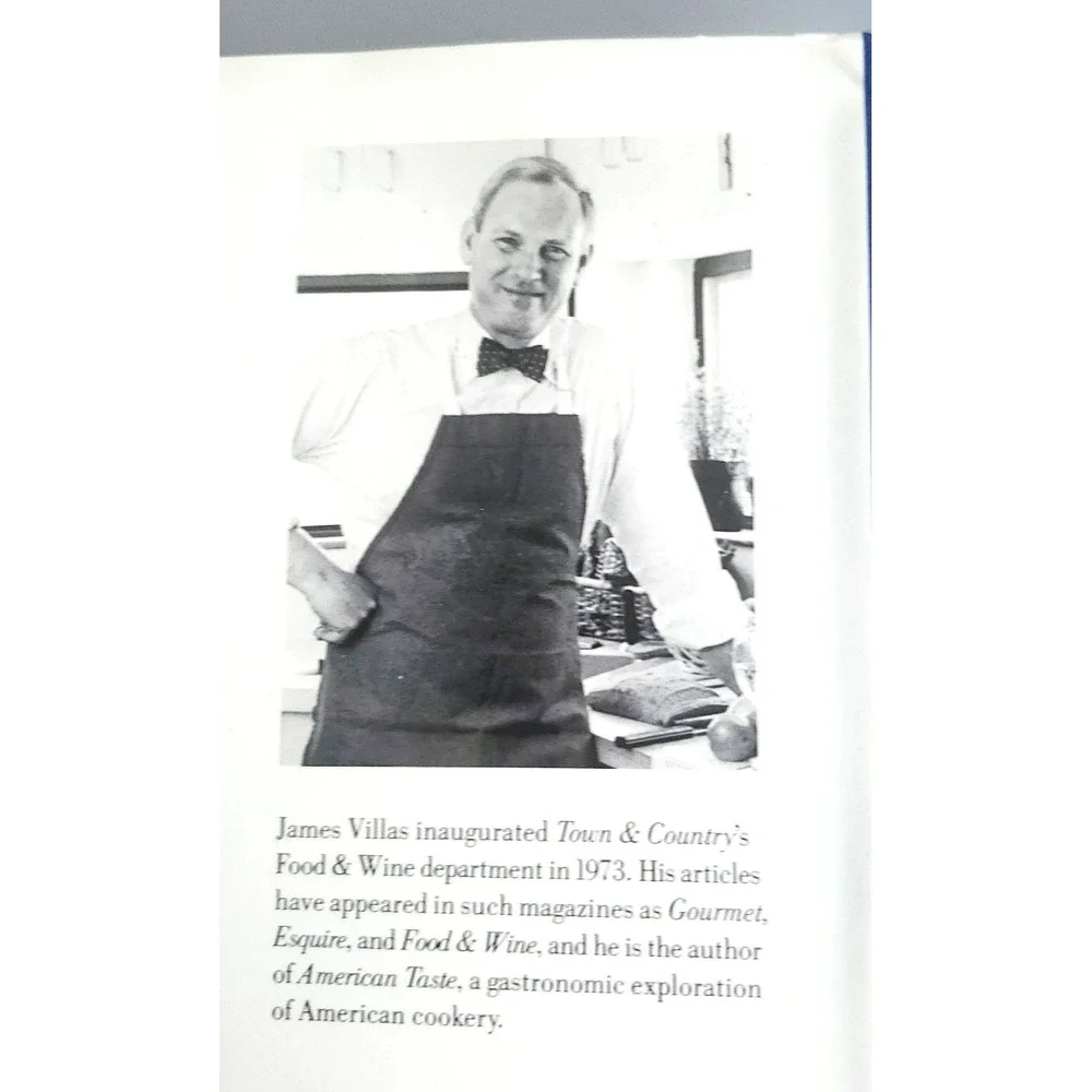 James Villas The Town & Country Cookbook First Edition 1985 NOS New